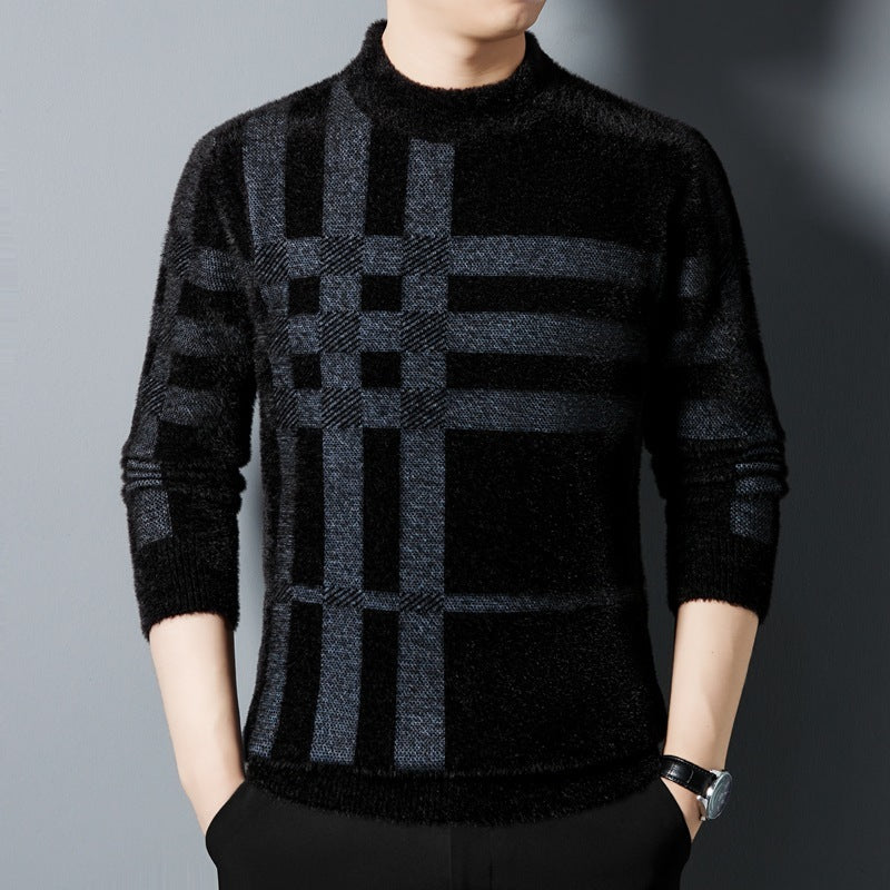 Agusztav – Bequemer Und Dehnbarer Gestrickter Herrenpullover