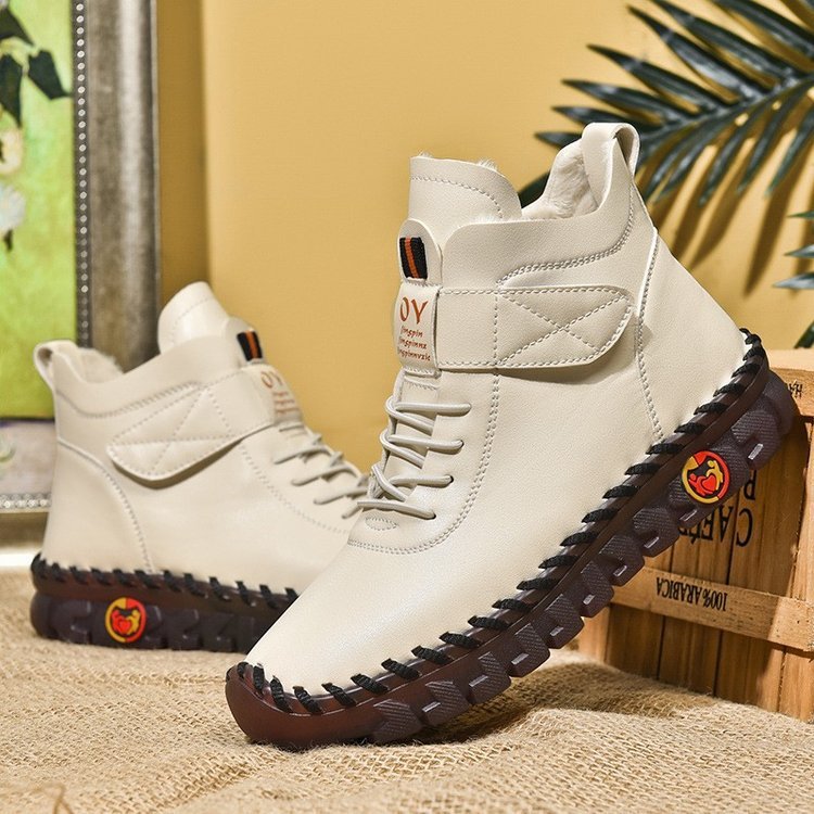 Amara - Handgefertigte Komfort Sneaker-stiefe