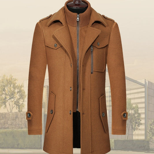 Vincent | Trenchcoat Mit Offenem Kragen
