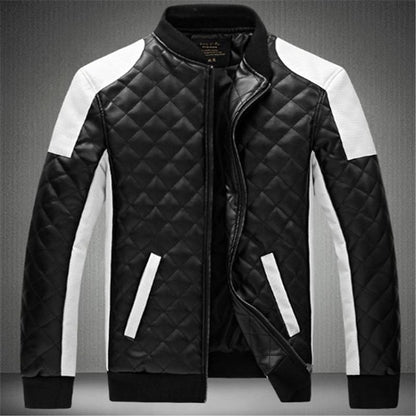 Adrianne - Gepolsterte Motorradjacke Aus Kunstleder