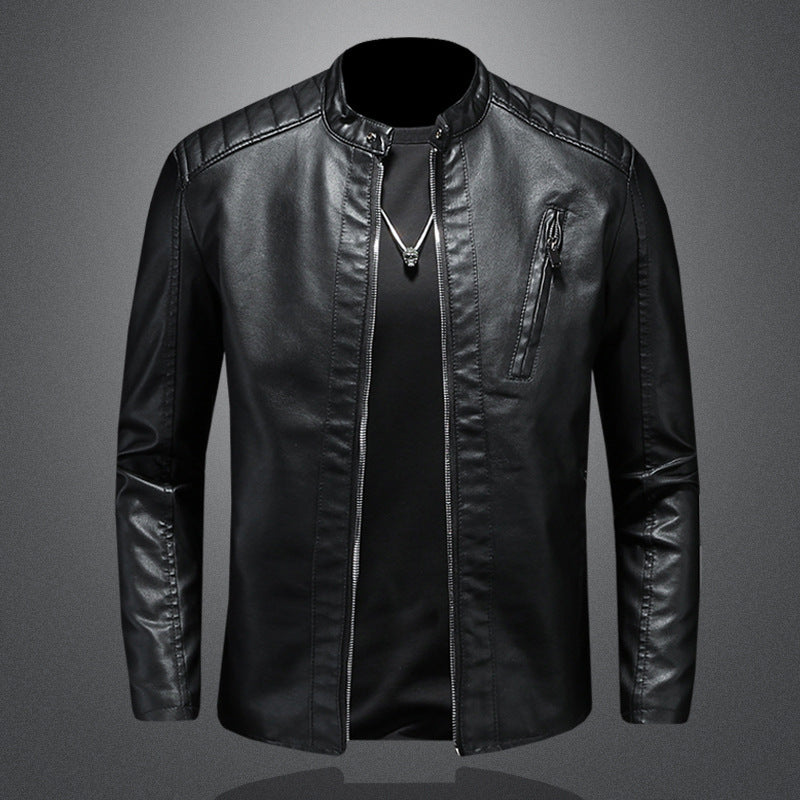 Calvin - Premium Herren Biker Lederjacke
