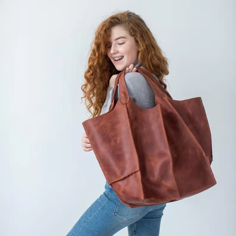 Liva - Bag | Geräumige Lederhandtasche