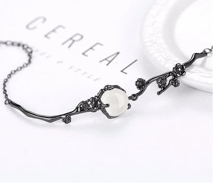Alisa - Mondscheinstein-Silberarmband