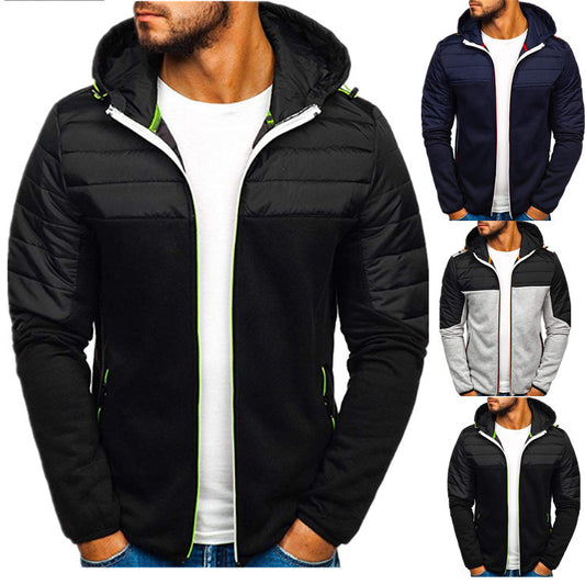 Arkkin - Gepanzerte Jacke | Warm Wattierte Herrenjacke Mit Kapuze