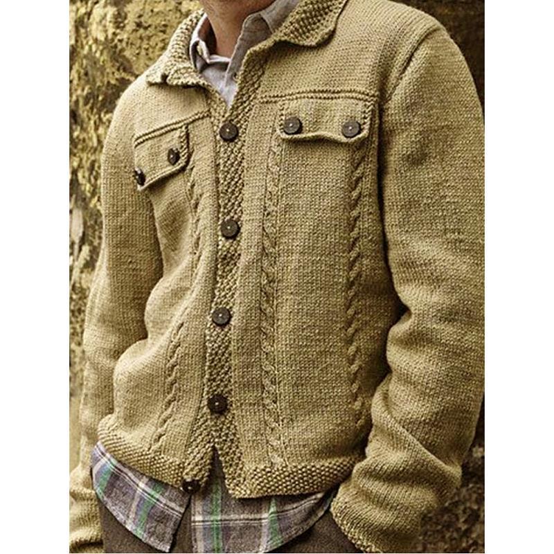 Abram – Strickjacke Mit Langen Armeln Für Herren