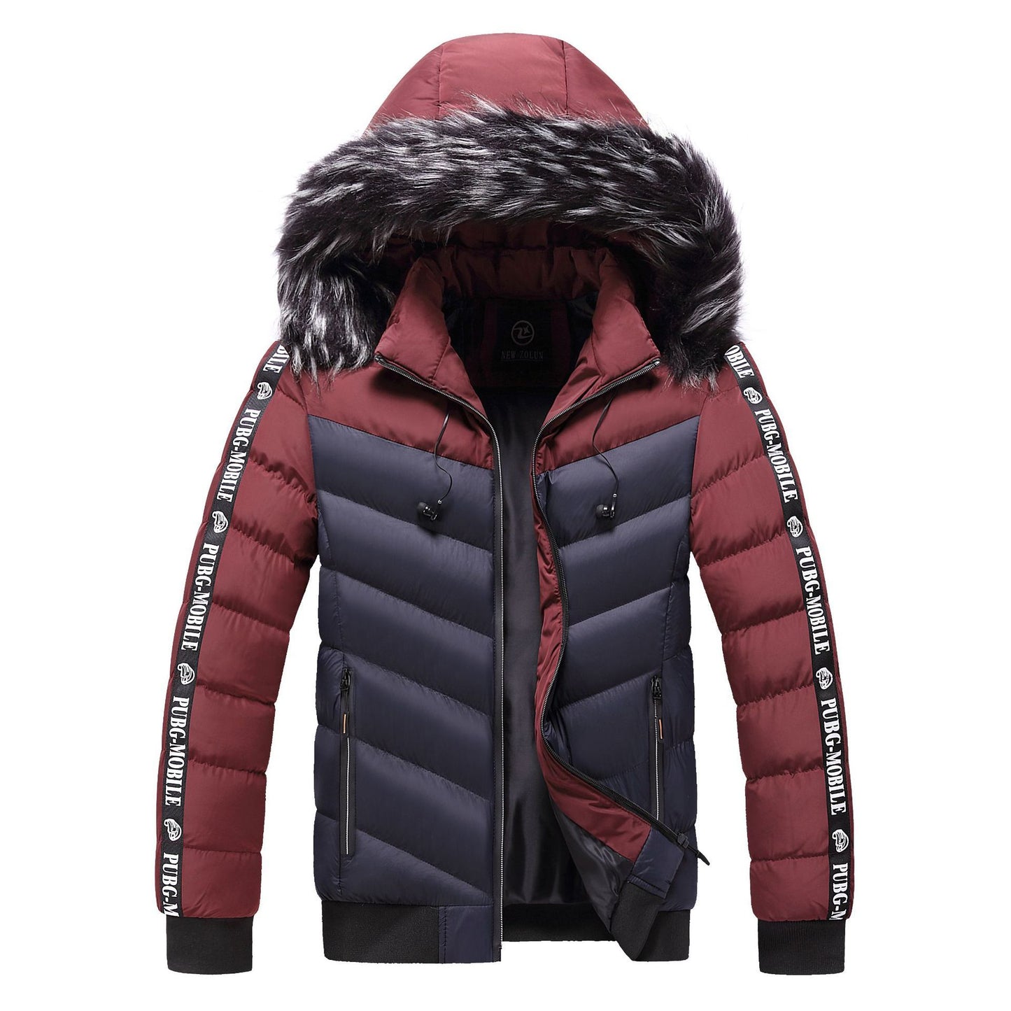 Berno - Zweifarbige Winterjacke Für Herren