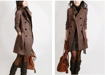Amore – Modische Damenjacke Mit Gürtel