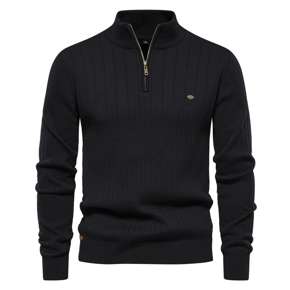 Anthony - Fashionable Sweater With Zipper