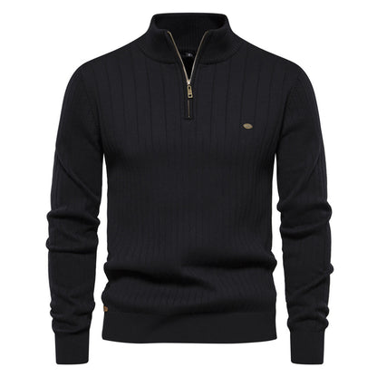 Anthony - Fashionable Sweater With Zipper