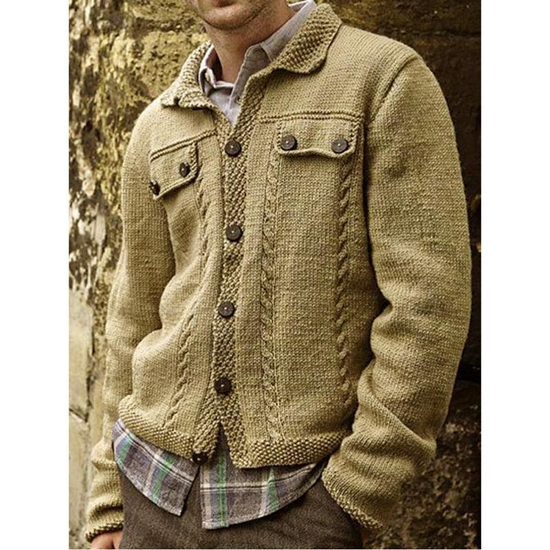 Abram – Strickjacke Mit Langen Armeln Für Herren