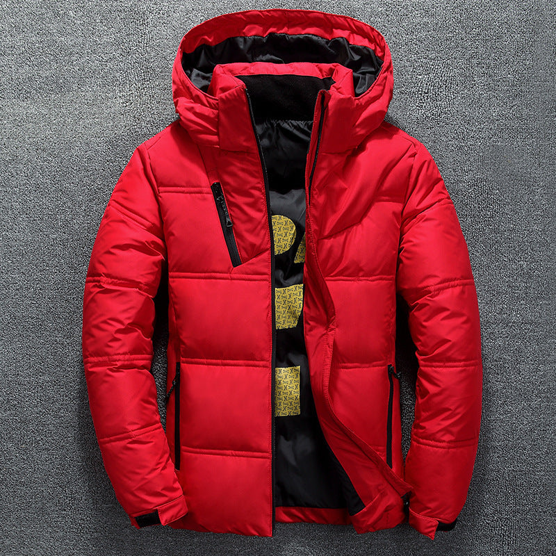 Warme Wasserdichte Winterjacke Mit Kapuze Für Herren | Ideal Für Den Winter
