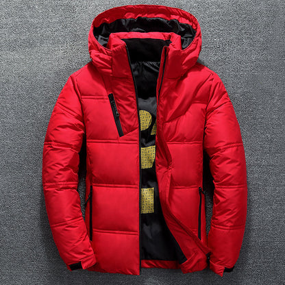 Warme Wasserdichte Winterjacke Mit Kapuze Für Herren | Ideal Für Den Winter