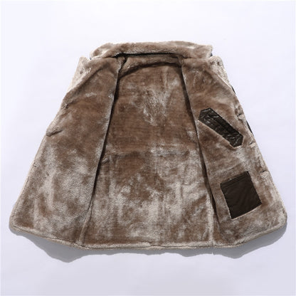Brandon - Herren Winter Ledermantel