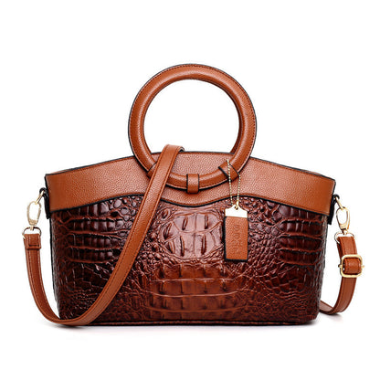 Liva - Luxuriöse Lederschultertasche