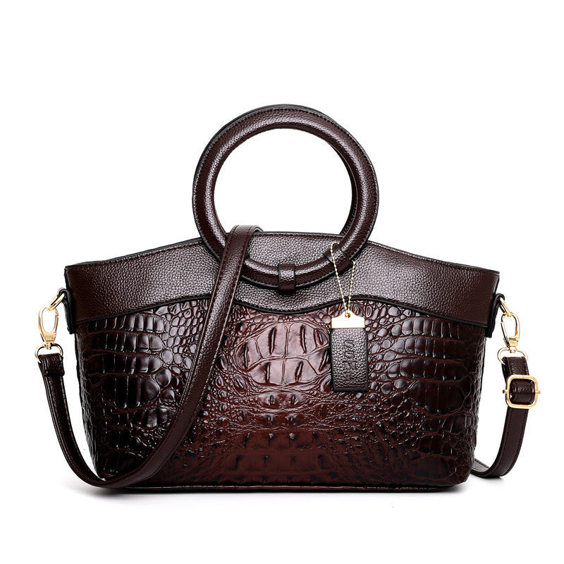 Liva - Luxuriöse Lederschultertasche