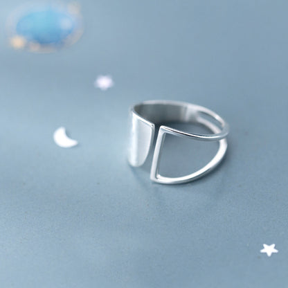 Alena - Punk Hohler Geometrischer Ring