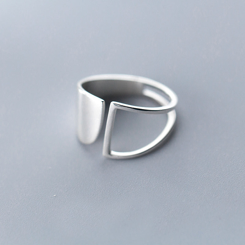 Alena - Punk Hohler Geometrischer Ring