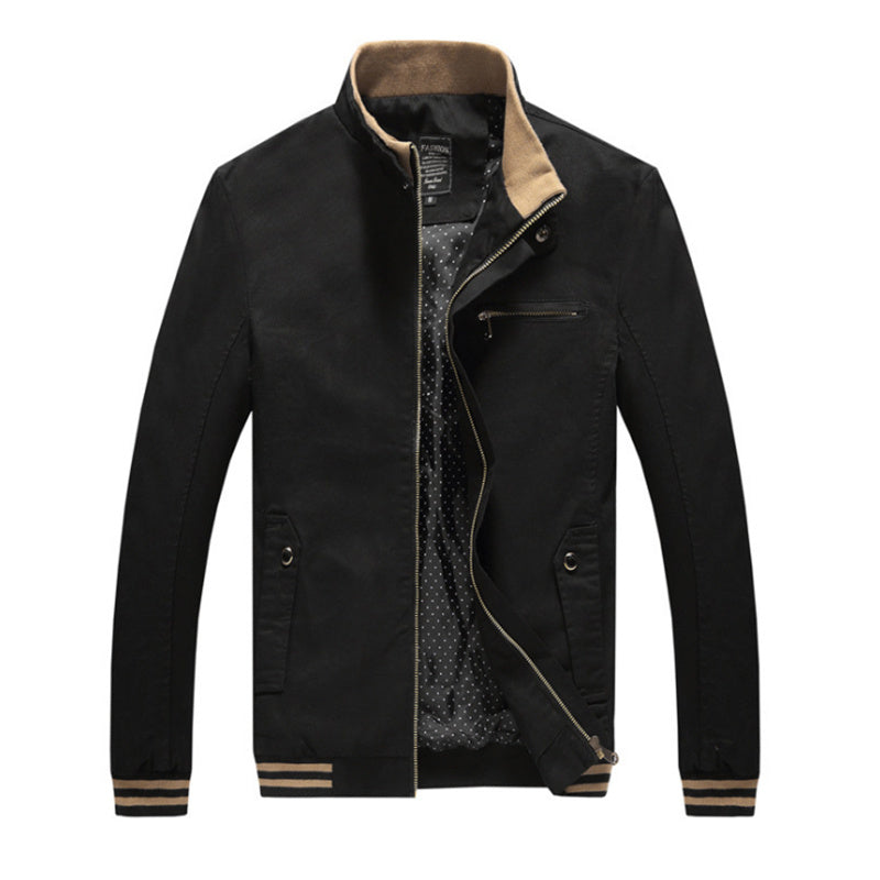 Balder - Baumwoll-herrenjacke Mit Stehkragen