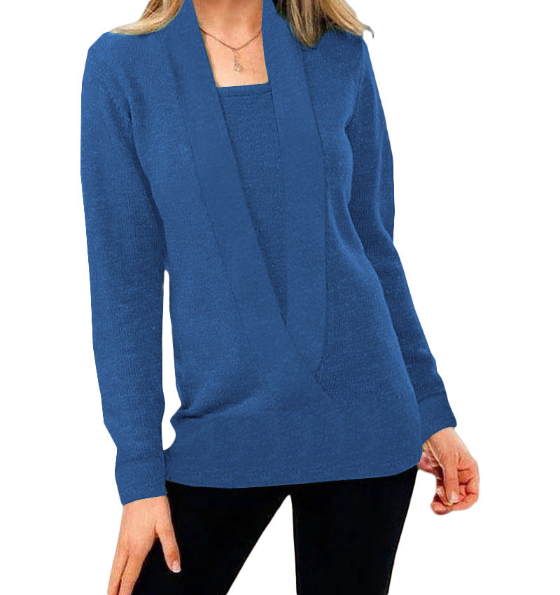 Aniek | Einzigartiger Strickpullover Mit V-ausschnitt