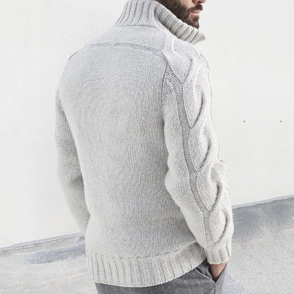 Steven - Weste | Strickjacke Mit Hohem Kragen Und Reißverschluss