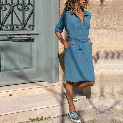 Anelie - Super Stylisches Kleid Für Den Frühling