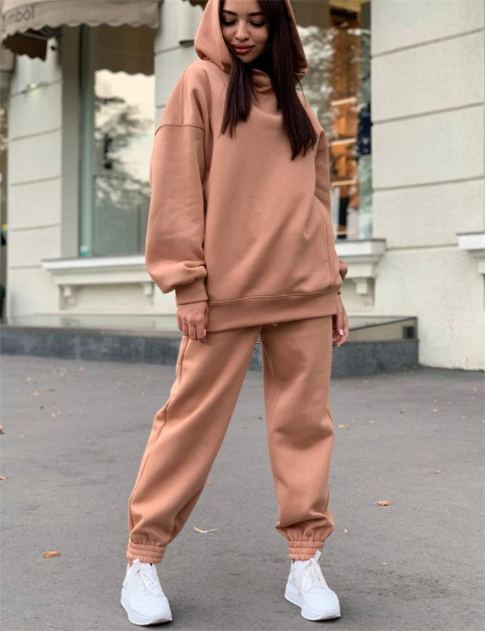 Alessia - Verdickter Langärmeliger Pullover Und Hose 2er-set