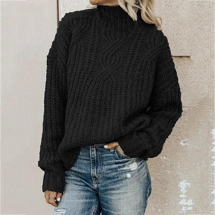 Amanda | Ubergröße Rollkragenpullover