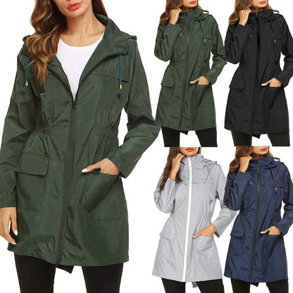 Airish - Wasserdichte Damen Outdoor Regenjacke