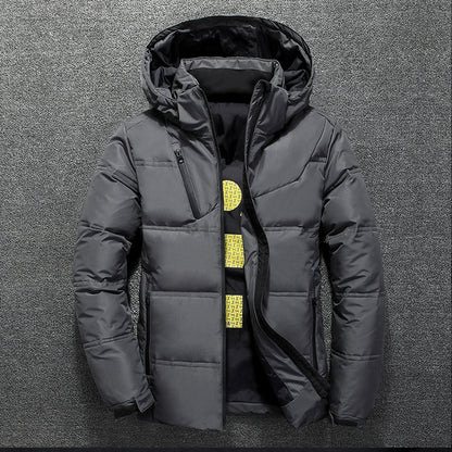 Warme Wasserdichte Winterjacke Mit Kapuze Für Herren | Ideal Für Den Winter