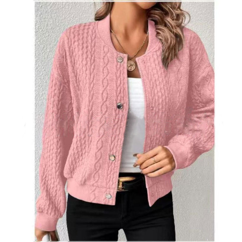 Allison - Grob Gestrickte Strickjacke