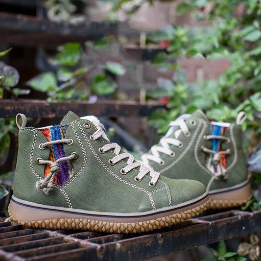 Sofia - Klassische Vintage-leder-winterstiefel Für Damen