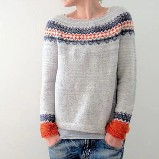 Thea – Damenpullover Im Retro-stil