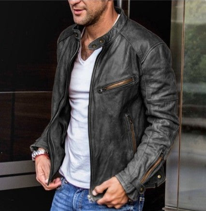 Andrie - Elegante und wetterfeste lederjacke