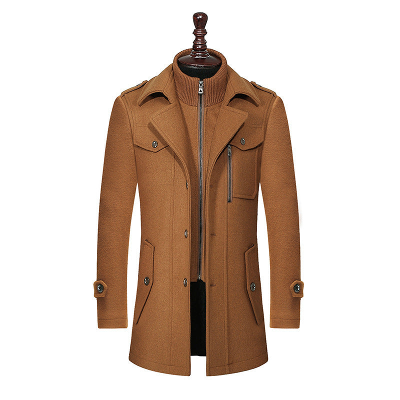 Vincent | Trenchcoat Mit Offenem Kragen