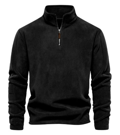 Warren - Cordpullover Mit Halbem Reißverschluss