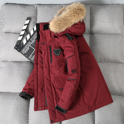 Bryan - Winterjacke Für Herren Mit Fellkapuze