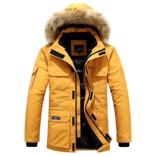 Tom -winterjacke Mit Fellkapuze