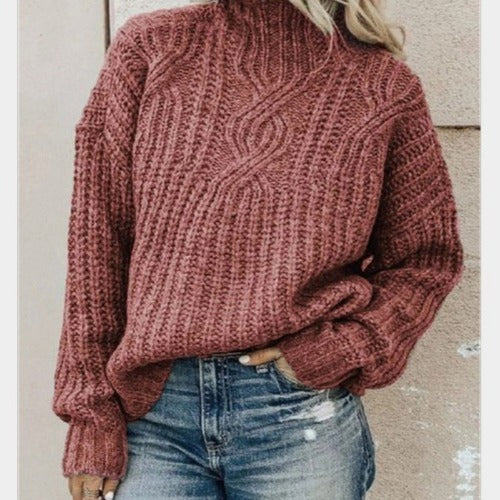 Amanda | Ubergröße Rollkragenpullover