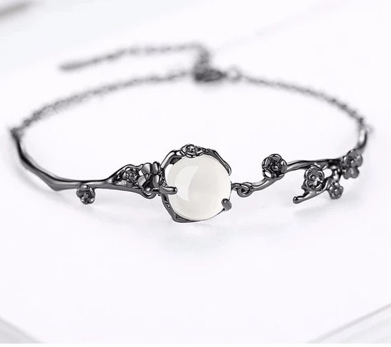Alisa - Mondscheinstein-Silberarmband