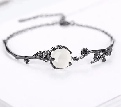 Alisa - Mondscheinstein-Silberarmband