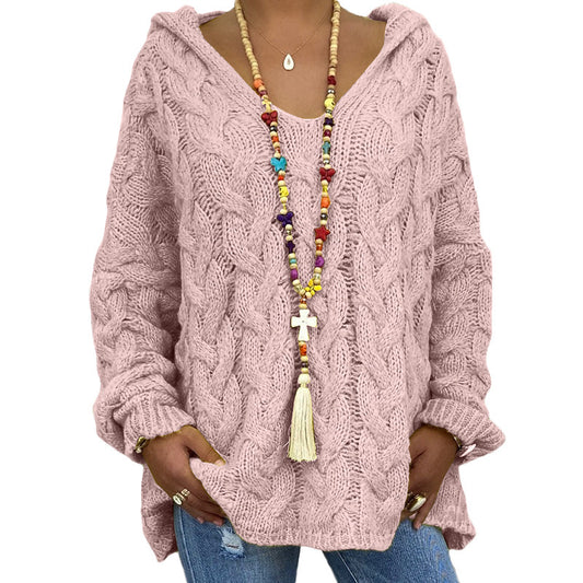 Capri - V-gestrickter Hoodie