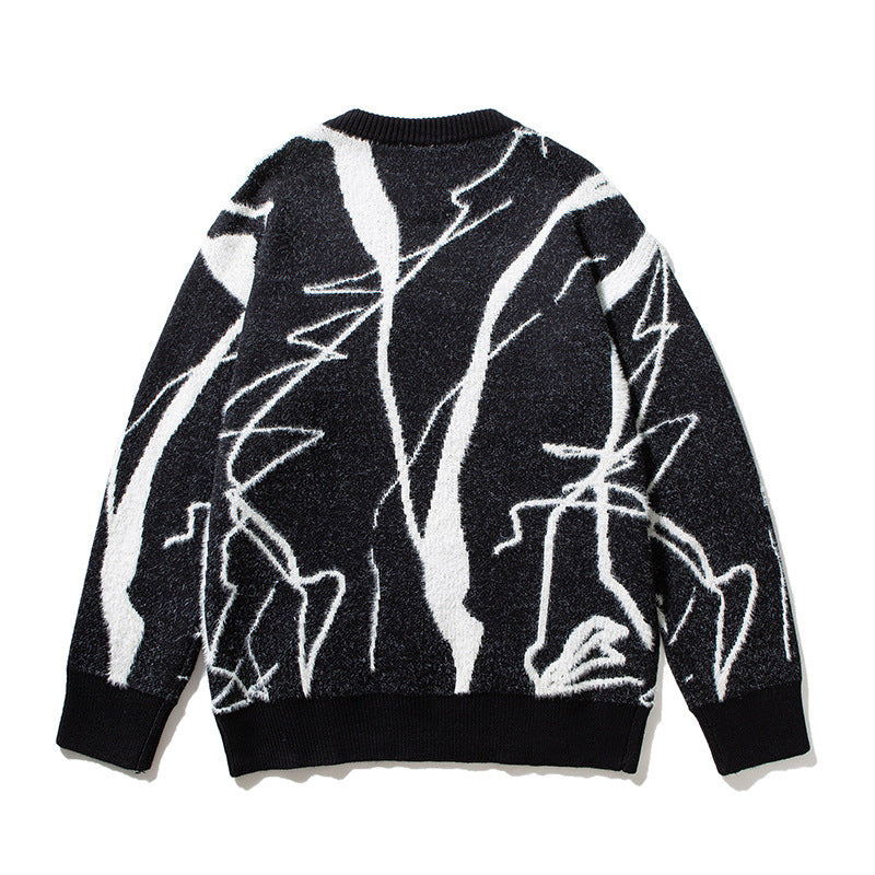 Arvid - Herrenpullover Mit Grafischem Print