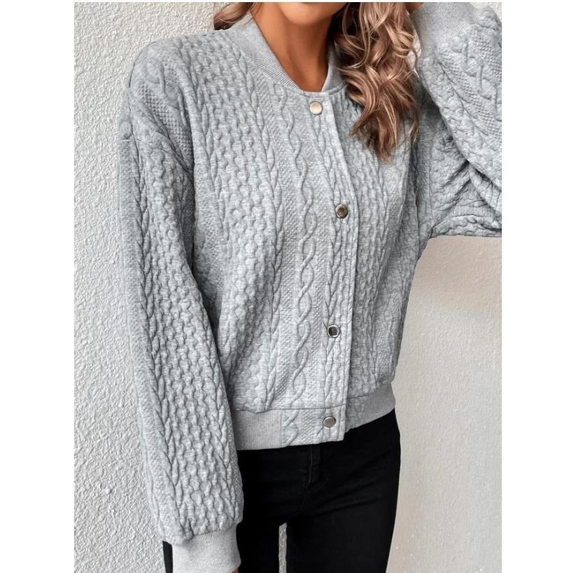 Allison - Grob Gestrickte Strickjacke
