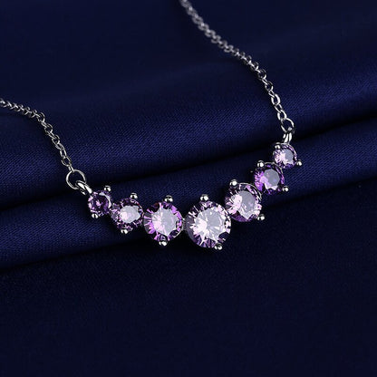 Paulina - 925 Sterling Moissanit Halskette