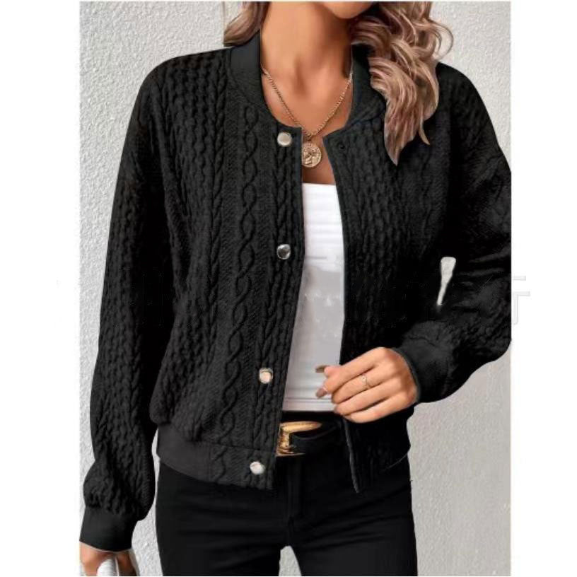 Allison - Grob Gestrickte Strickjacke
