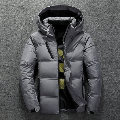 Warme Wasserdichte Winterjacke Mit Kapuze Für Herren | Ideal Für Den Winter