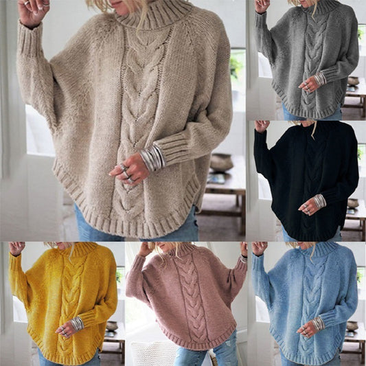 Ariah - Strickpullover Mit Fledermausärmeln