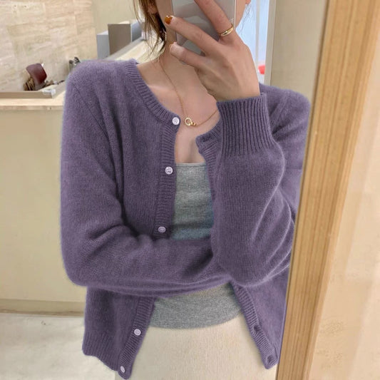 Aliana – Kuschelige Strickjacke Mit Offener Vorderseite