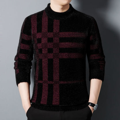 Agusztav – Bequemer Und Dehnbarer Gestrickter Herrenpullover