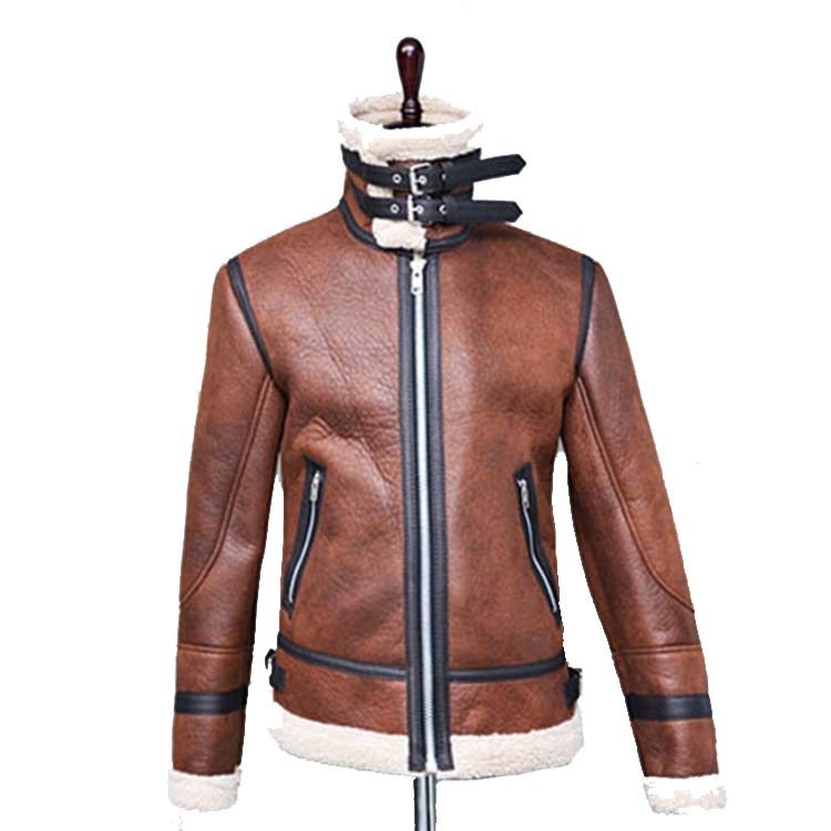 Bent - Dicke, Gefütterte Lederjacke Für Den Winter